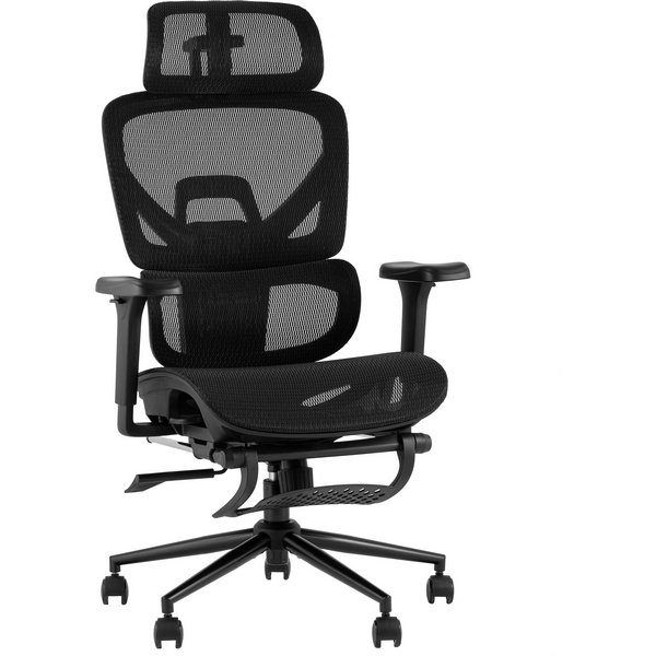 Изображение товара Кресло офисное TopChairs Vertus черная сетка Изображение товара Кресло офисное TopChairs Vertus черная сетка