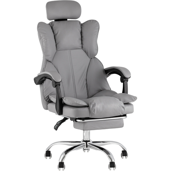 

Кресло руководителя TopChairs Siento серый TopChairs УТ000042074, УТ000042074