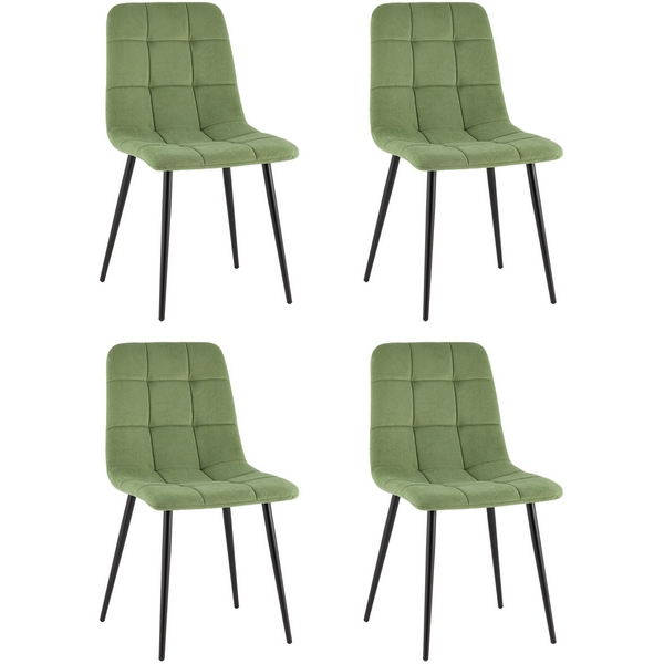 

Стул Одди Original Square велюр пыльно-оливковый 4 шт. Stool Group УТ000042285, УТ000042285