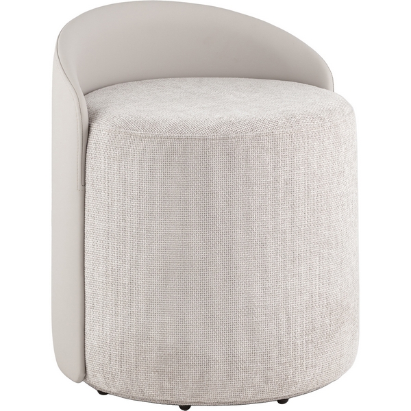 

Пуф Тея спинка иск.кожа, сиденье шенилл светло-серый Stool Group УТ000042299, УТ000042299