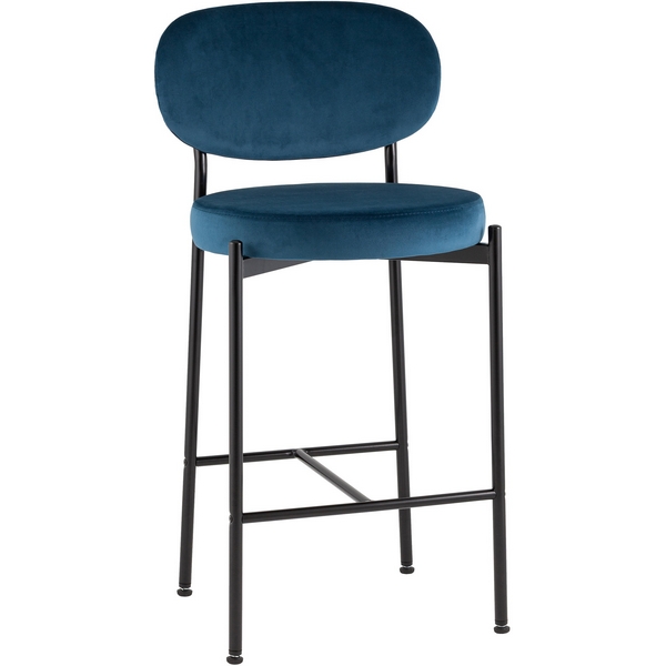 

Стул полубарный Бриф VD велюр синий Stool Group УТ000042506, УТ000042506