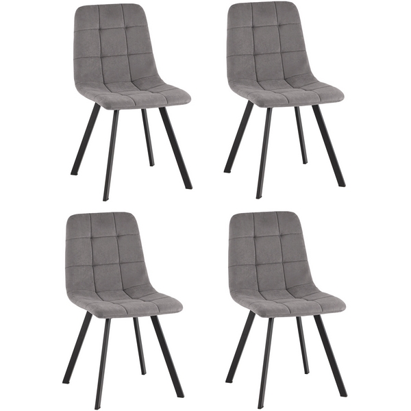 

Стул Одди Original Square велюр серый (набор 4 шт) Stool Group УТ000042521, УТ000042521