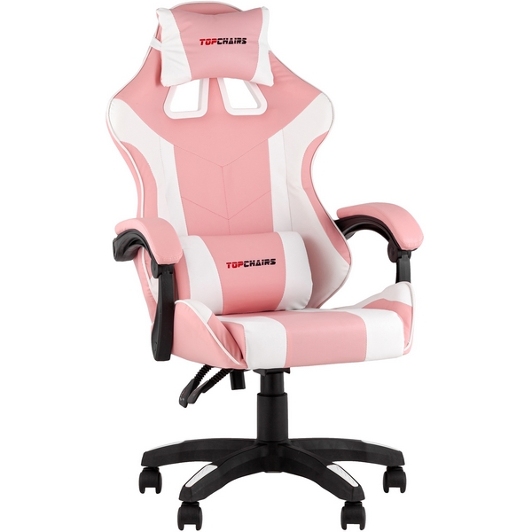 Кресло спортивное TopChairs MG-7035 розово-белый TopChairs УТ000042700