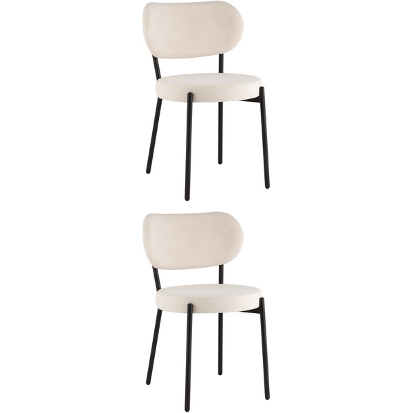 Стул Ингрид рогожка молочный (набор 2 шт) Stool Group УТ000043026