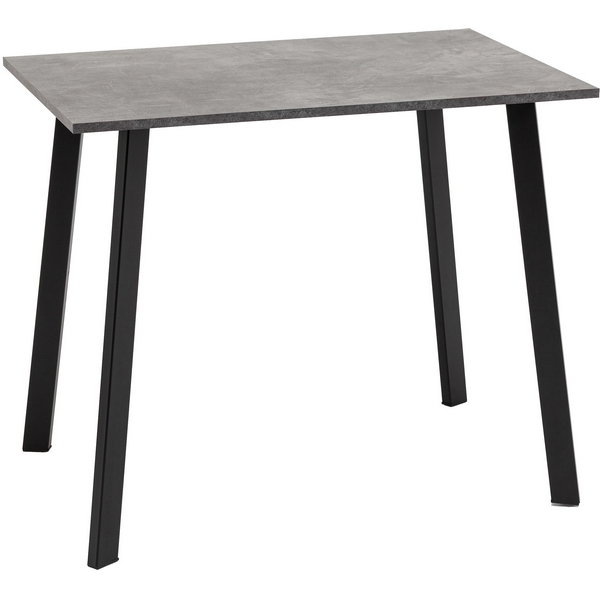 Стол Альва 90х60 см столешница Камень Темный подстолье 9005 Stool Group УТ000043211