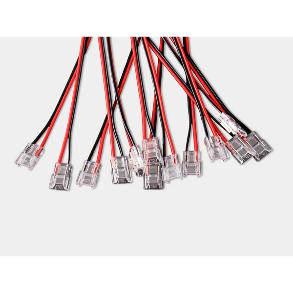 Изображение товара Пластиковый односторонний коннектор для LED-ленты 10 мм SWG CN-10MM-2P-BW-SC