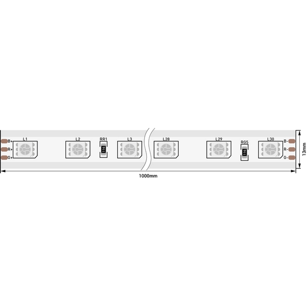 

Светодиодная лента SWG LT560-RGB-50, LT560-RGB-50