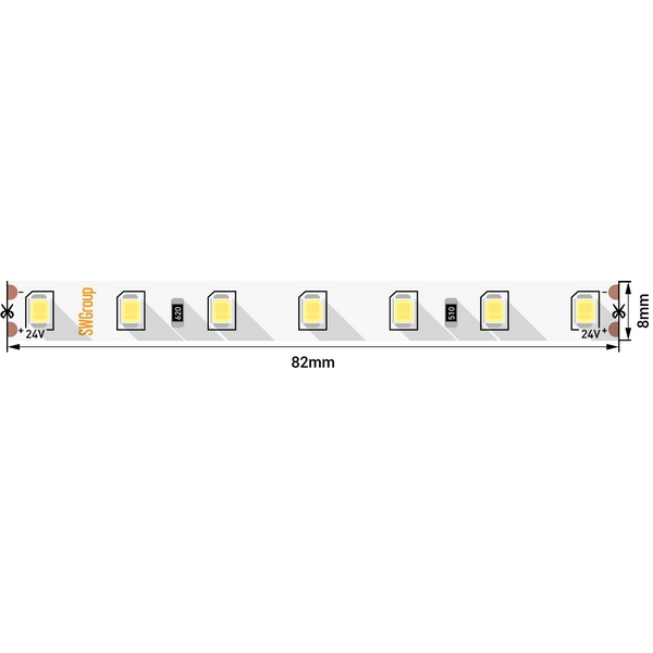 

Светодиодная лента SWG SWG2P84-24-8.6-W (5 шт.), SWG2P84-24-8.6-W