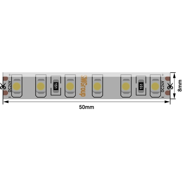 

Светодиодная лента SWG SWG3120-24-9.6-W-65 (5 шт.), SWG3120-24-9.6-W-65