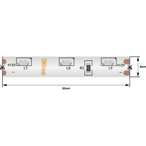 

Светодиодная лента SWG SWG31560-12-4.8-W-67 (5 шт.), SWG31560-12-4.8-W-67