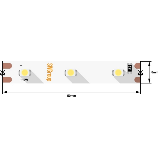 

Светодиодная лента SWG SWG360-12-4.8-W (5 шт.), SWG360-12-4.8-W