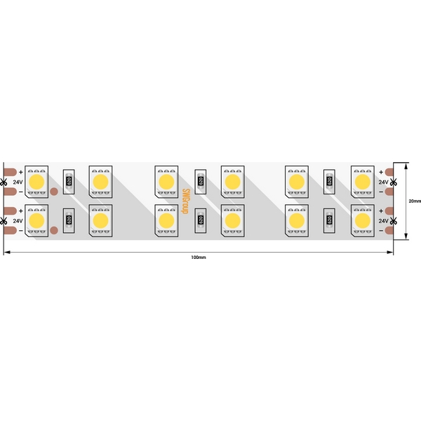 

Светодиодная лента SWG5120-24-28.8-W (SWG), SWG5120-24-28.8-W