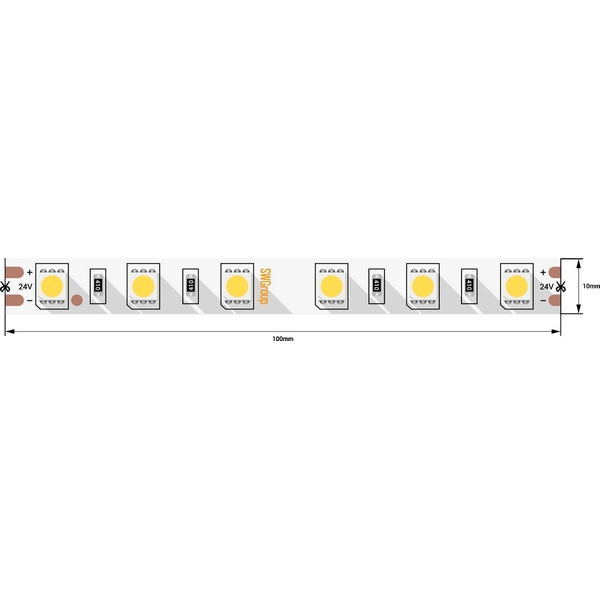 

Светодиодная лента SWG SWG560-24-14.4-WW-M (5 шт.), SWG560-24-14.4-WW-M