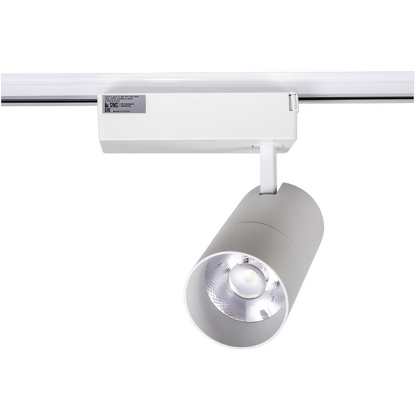 

Трековый светильник однофазный 220V светодиодный SWG TL28-WH-30-WW, TL28-WH-30-WW