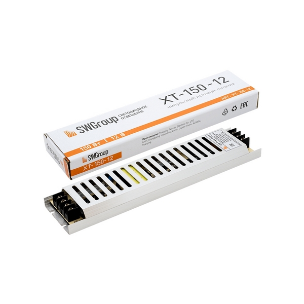 

Блок питания ультратонкий SWG XT-150-12, XT-150-12