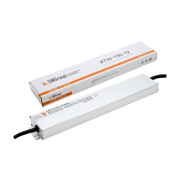 

Блок питания ультратонкий IP67 SWG XTW-150-12, XTW-150-12