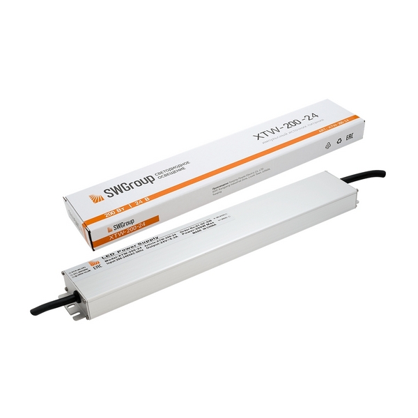 

Блок питания IP67 220V ультратонкий SWG XTW-200-24, XTW-200-24
