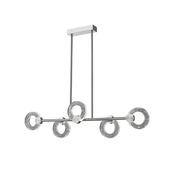

Потолочная люстра светодиодная хрустальная Simple Story 1083 1083-LED20PL, Хром, 1083 1083-LED20PL