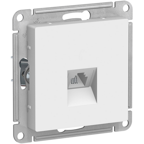 

Телефонная розетка RJ-11 (белый) Systeme Electric AtlasDesign ATN000181, AtlasDesign ATN000181