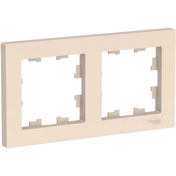 

Рамка на 2 поста (бежевый) Systeme Electric AtlasDesign ATN000202, AtlasDesign ATN000202