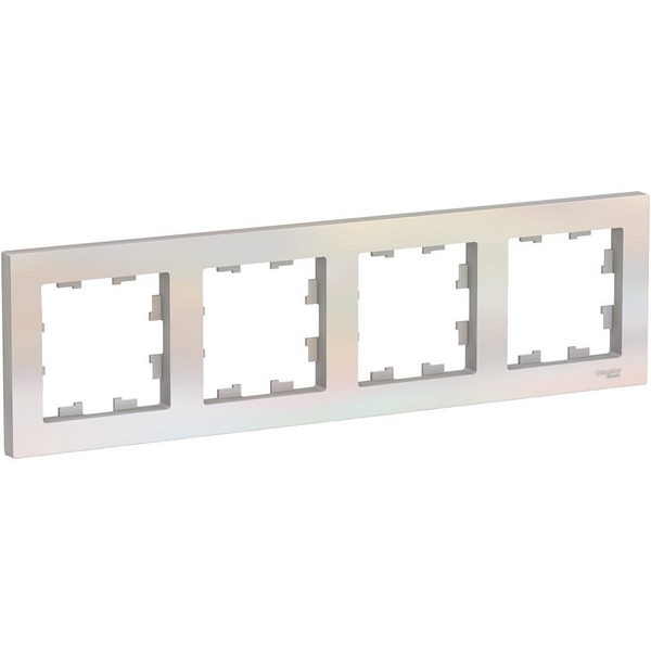

Рамка на 4 поста (жемчужный) Systeme Electric AtlasDesign ATN000404, AtlasDesign ATN000404
