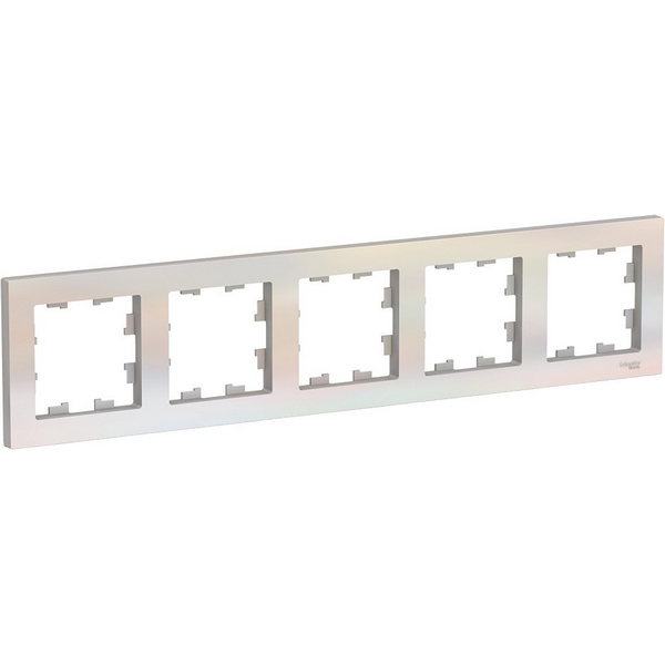 

Рамка на 5 постов (жемчужный) Systeme Electric AtlasDesign ATN000405, AtlasDesign ATN000405