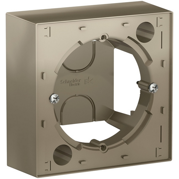 

Коробка наружного монтажа (шампань) Systeme Electric AtlasDesign ATN000500, AtlasDesign ATN000500