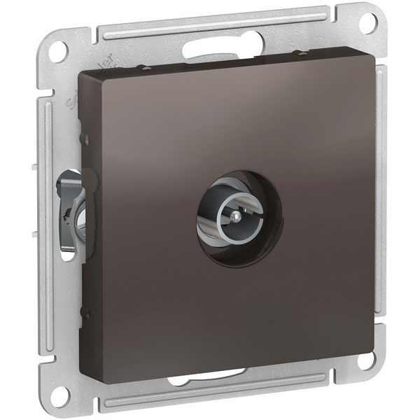 

ТВ-розетка проходная (мокко) Systeme Electric AtlasDesign ATN000693, AtlasDesign ATN000693