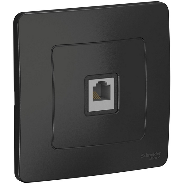 

Телефонная розетка встраиваемая RJ-11 (антрацит) Systeme Electric Blanca BLNIS011006, Серый, Blanca BLNIS011006