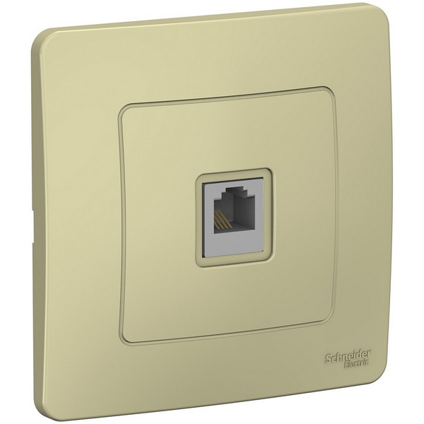 Изображение товара Встраиваемая телефонная розетка RJ-11 blanca BLNIS011007 от Systeme Electric
