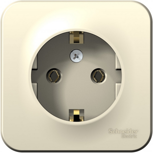 

Розетка с заземлением (молочный) Systeme Electric Blanca BLNRA010102, Blanca BLNRA010102