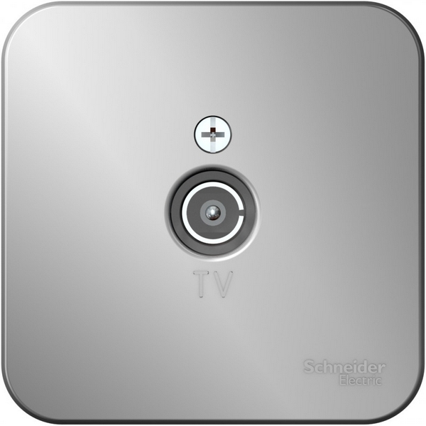 

ТВ-розетка накладная оконечная (алюминий) Systeme Electric Blanca BLNTA000013, Blanca BLNTA000013