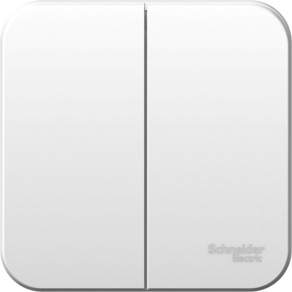 

Выключатель накладной двухклавишный (белый) Systeme Electric Blanca BLNVA065011, Blanca BLNVA065011