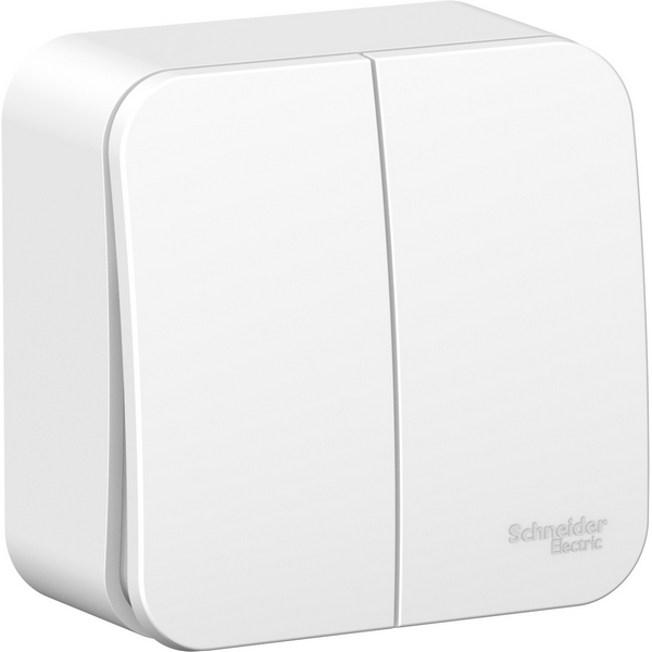 

Выключатель двухклавишный (белый) Systeme Electric Blanca BLNVA065021, Blanca BLNVA065021