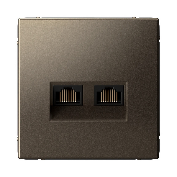 

Розетка Ethernet RJ-45 двойная (мокко) Systeme Electric GAL000688, Коричневый, GAL000688