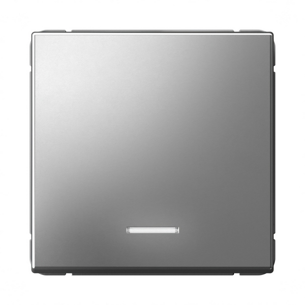 Изображение товара Выключатель одноклавишный с подсветкой (сталь) Systeme Electric GAL000913S Изображение товара Выключатель одноклавишный с подсветкой (сталь) Systeme Electric GAL000913S