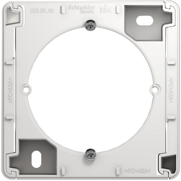 

Коробка наружного монтажа (белый) Systeme Electric Glossa GSL000100, Glossa GSL000100