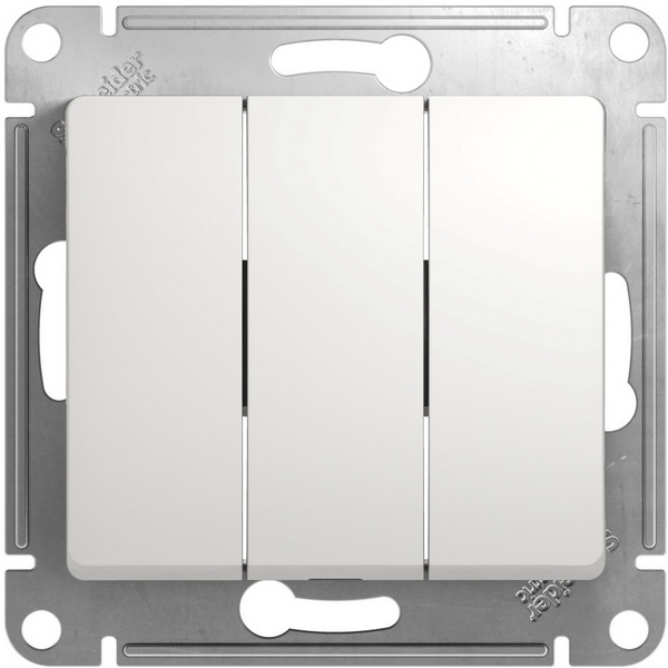 

Выключатель трехклавишный (белый) Systeme Electric GSL000131, GSL000131