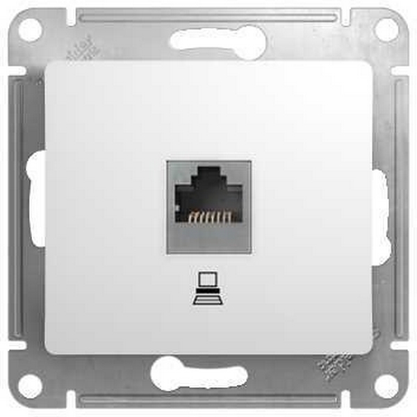 

Розетка Ethernet RJ-45 (белый) Systeme Electric Glossa GSL000181K, Glossa GSL000181K