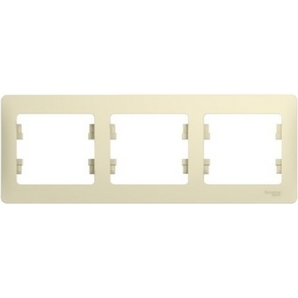 

Рамка на 3 поста (бежевый) Systeme Electric GSL000203, GSL000203