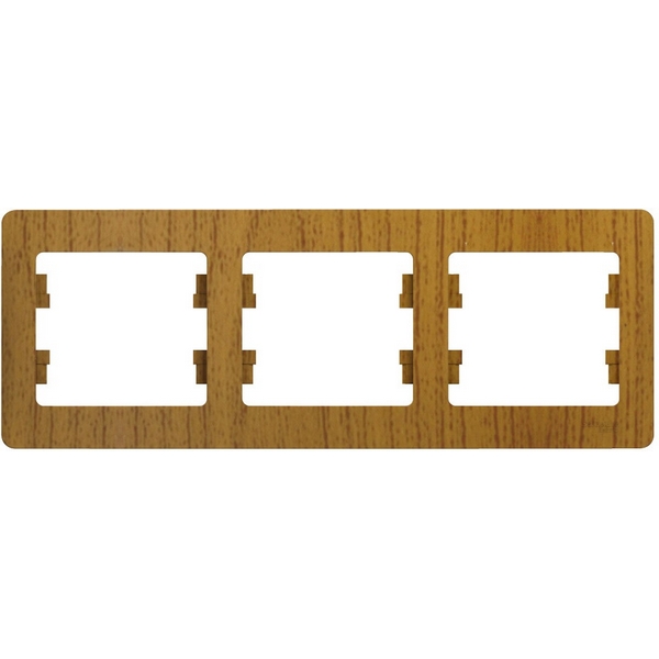 

Рамка на 3 поста (дуб) Systeme Electric Glossa GSL000503, Glossa GSL000503