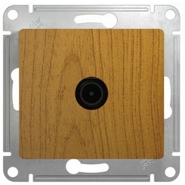 

ТВ-розетка оконечная (дуб) Systeme Electric Glossa GSL000591, Glossa GSL000591