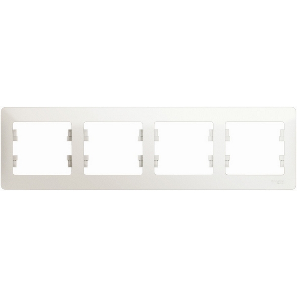 

Рамка на 4 поста (перламутровый) Systeme Electric Glossa GSL000604, Glossa GSL000604