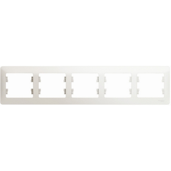 

Рамка на 5 постов (перламутровый) Systeme Electric Glossa GSL000605, Glossa GSL000605