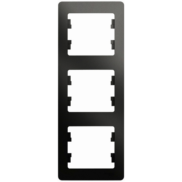 

Рамка на 3 поста (антрацит) Systeme Electric Glossa GSL000707, Серый, Glossa GSL000707
