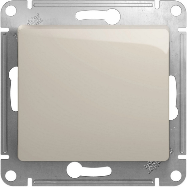 

Выключатель одноклавишный с подсветкой (молочный) Systeme Electric Glossa GSL000961, Glossa GSL000961