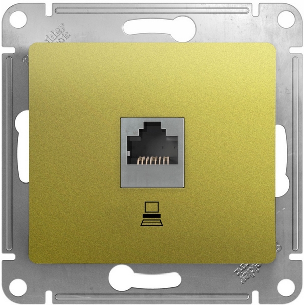 

Розетка Ethernet RJ-45 (фисташковый) Systeme Electric GSL001081K, GSL001081K