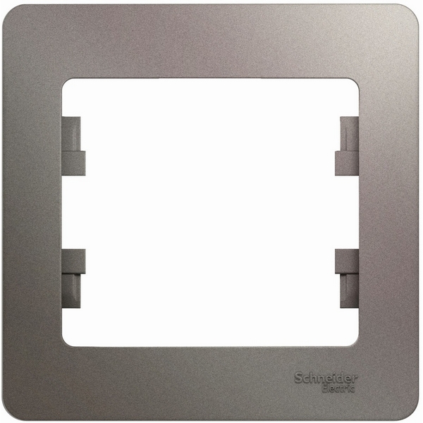 

Рамка на 1 пост (платина) Systeme Electric Glossa GSL001201, Серый, Glossa GSL001201