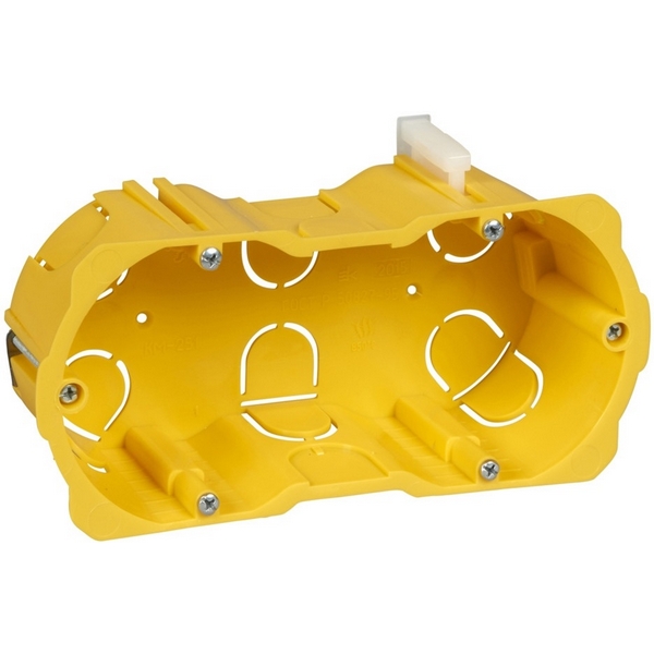 

Коробка монтажная (желтый) Systeme Electric Glossa KM-251, Glossa KM-251