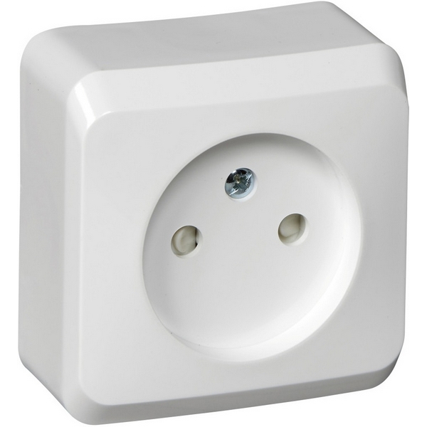

Розетка без заземления со шторками (белый) Systeme Electric Этюд PA16-002B, Этюд PA16-002B